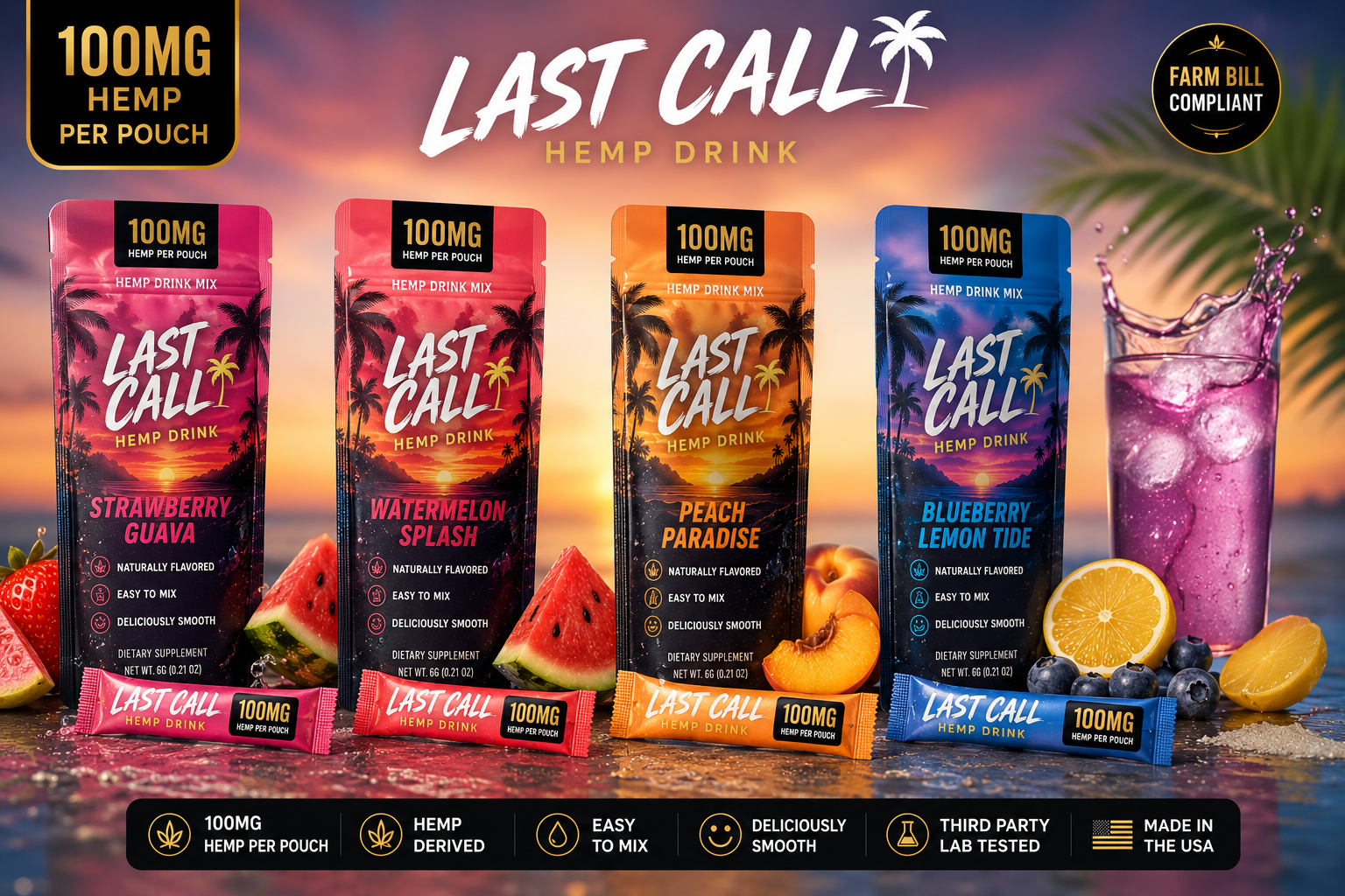 Last Call THC drinks in Cape Town