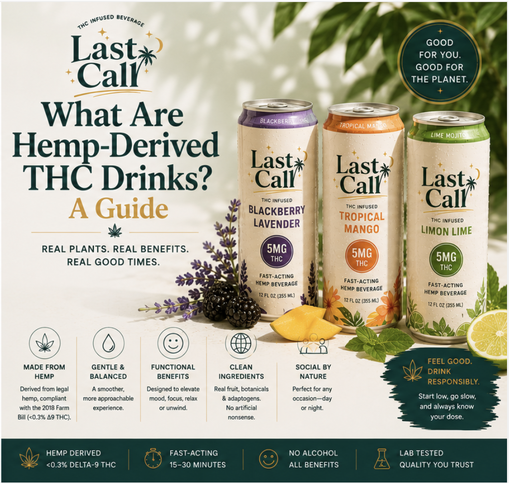What Are Hemp-Derived THC Drinks? A Guide