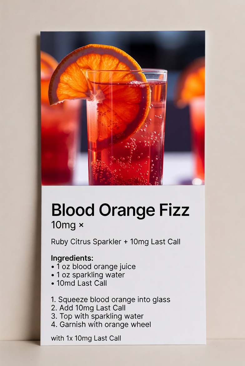 Blood Orange Fizz with 10mg Last Call