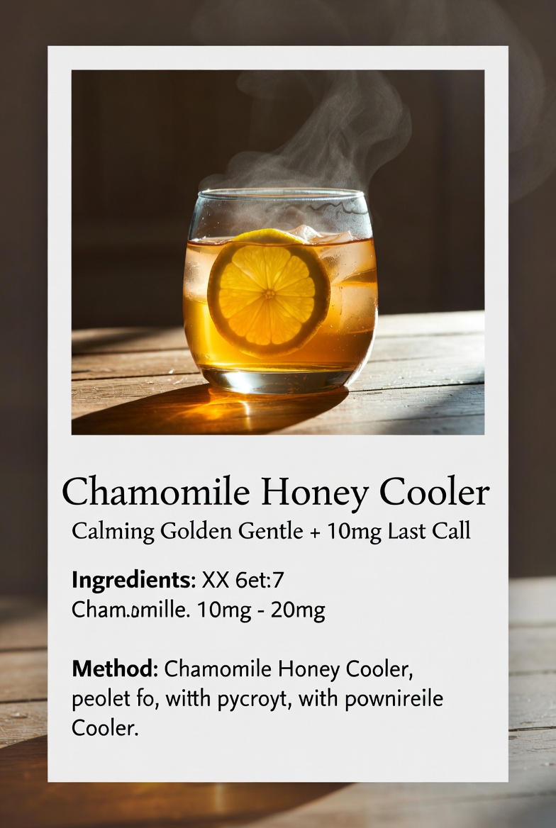 Chamomile Honey Cooler with 10mg Last Call
