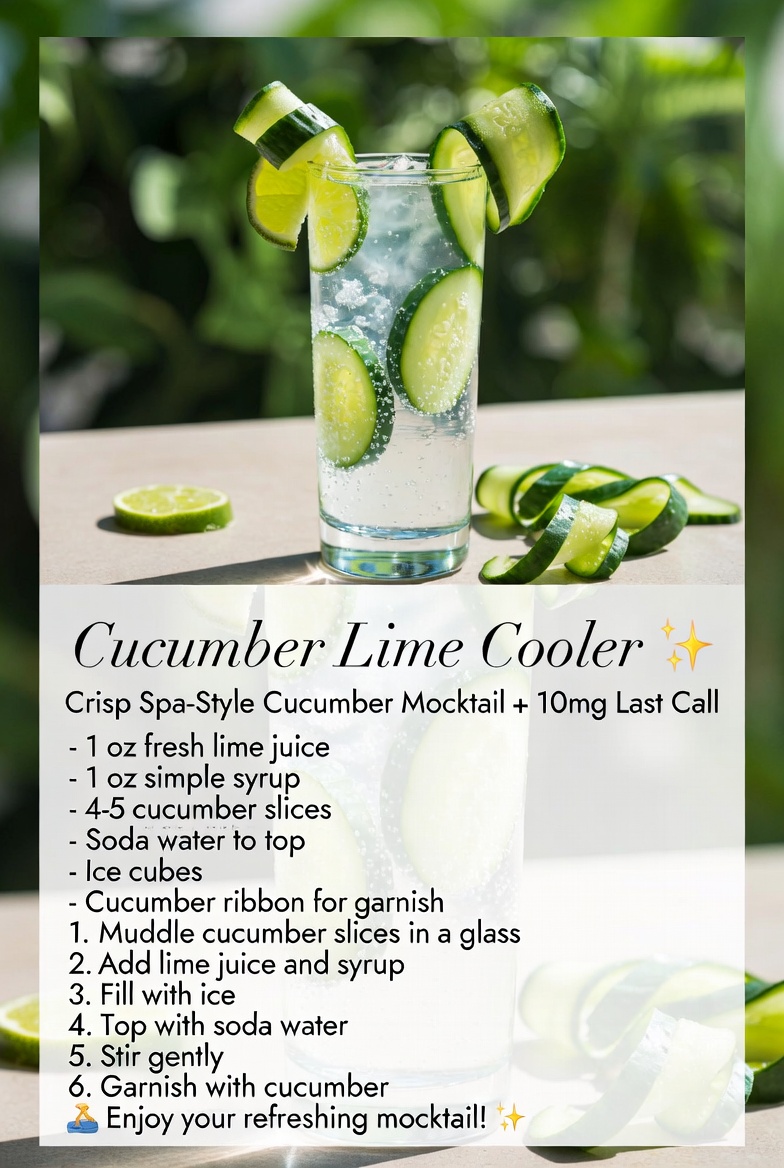 Cucumber Lime Cooler with 10mg Last Call