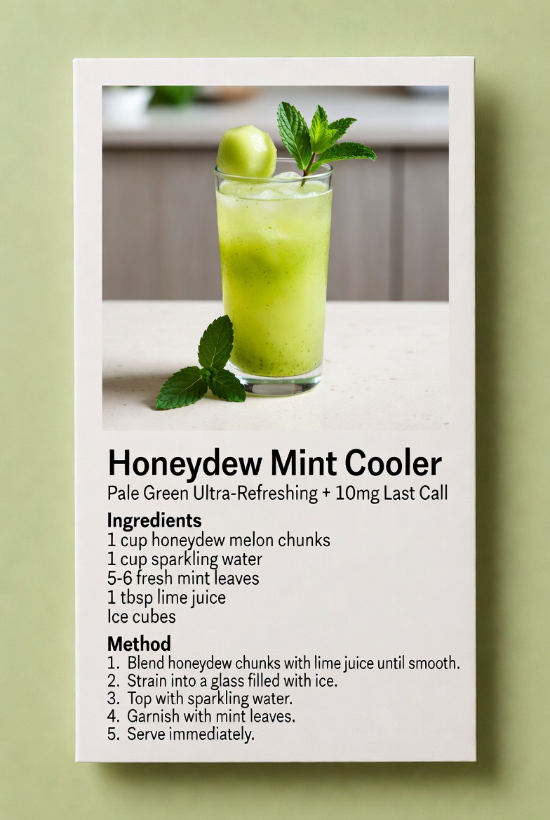 Honeydew Mint Cooler with 10mg Last Call