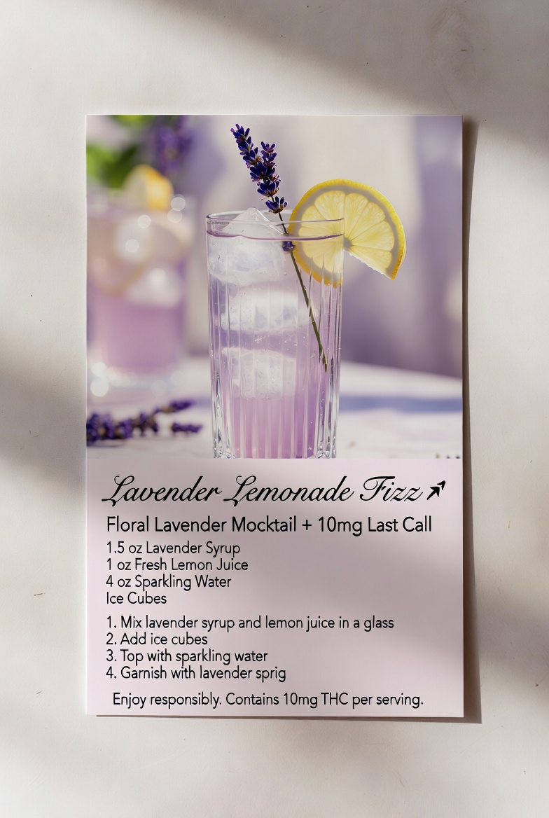 Lavender Lemonade Fizz with 10mg Last Call