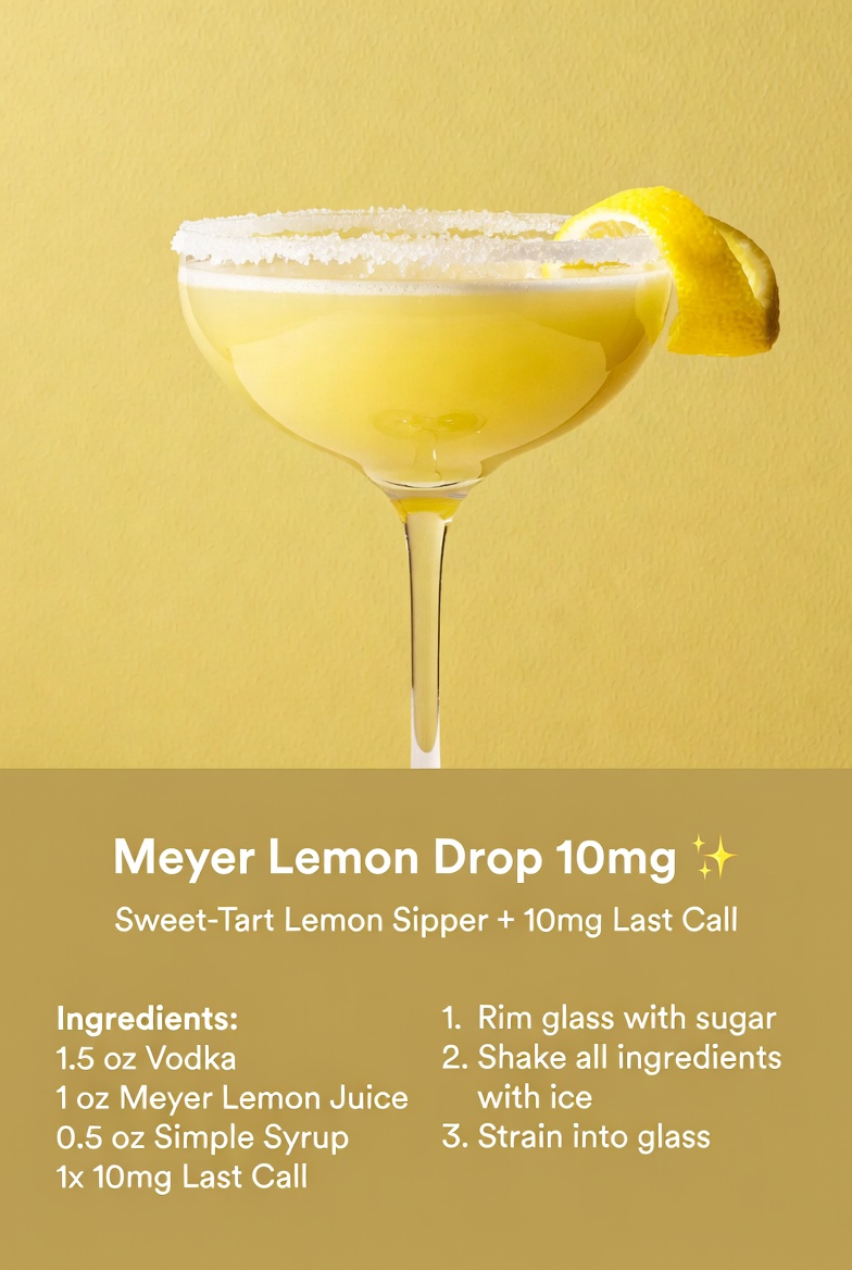 Meyer Lemon Drop with 10mg Last Call