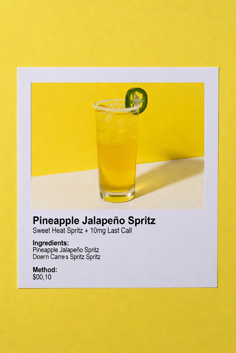 Pineapple Jalapeño Spritz with 10mg Last Call