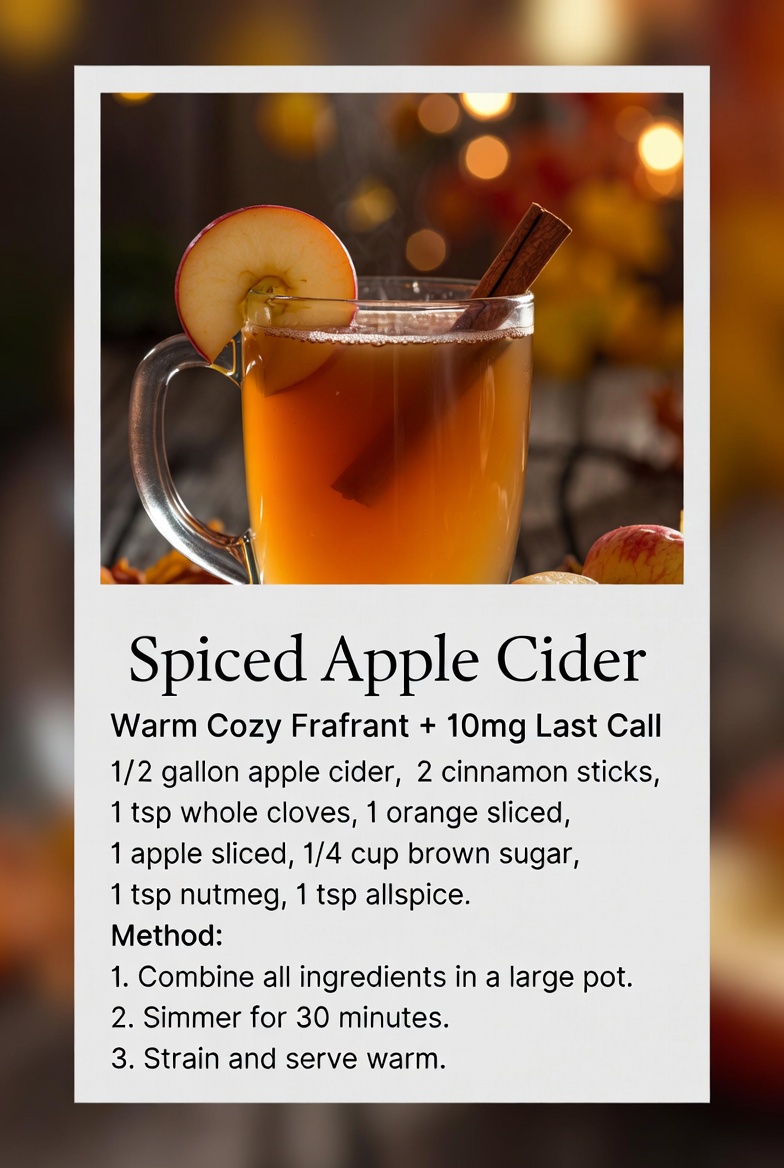 Spiced Apple Cider with 10mg Last Call