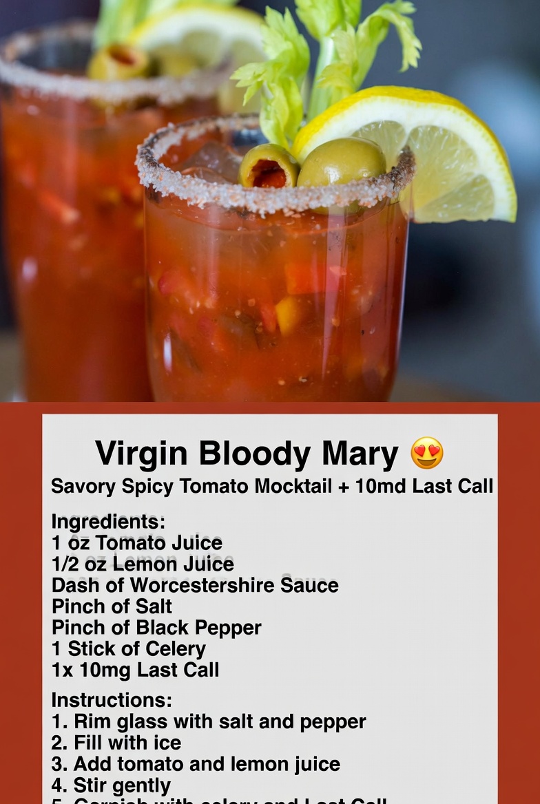 Virgin Bloody Mary with 10mg Last Call