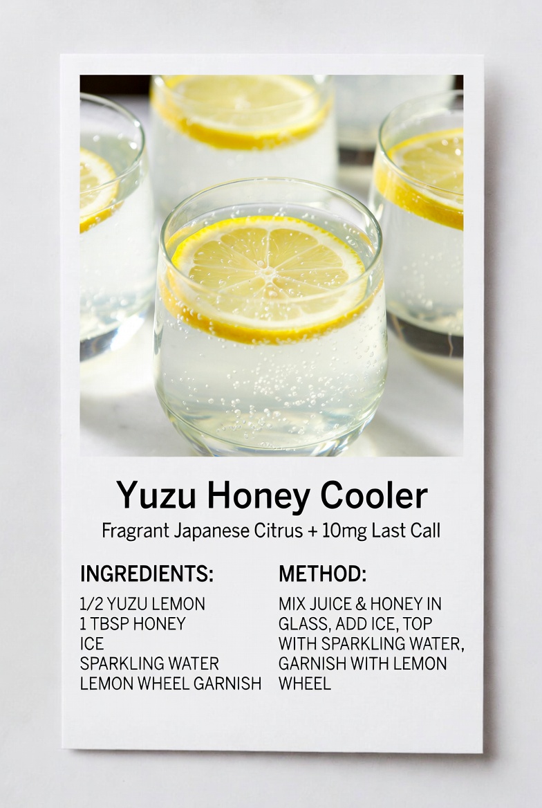 Yuzu Honey Cooler with 10mg Last Call